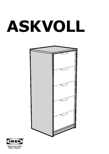 Käyttöohje IKEA ASKVOLL Lipasto
