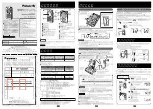 説明書 パナソニック RF-NS460R ラジオ