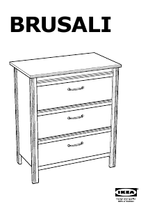 Manual IKEA BRUSALI Dresser