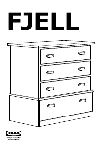 मैनुअल IKEA FJELL ड्रेसर