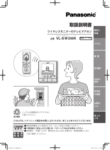 説明書 パナソニック VL-SW250K インターコムシステム