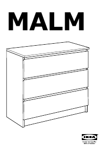 मैनुअल IKEA MALM ड्रेसर