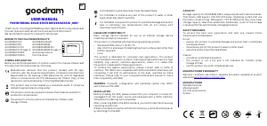 Handleiding Goodram CX400 SSD