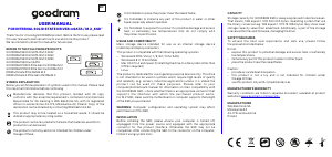 Manual Goodram S400m SSD
