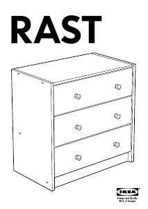 Manual IKEA RAST Cómoda