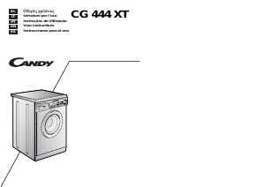 Handleiding Candy CG 444 XT Wasmachine