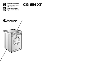 Handleiding Candy CG 654 XT Wasmachine