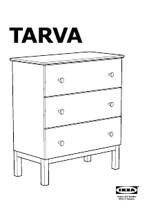 Kasutusjuhend IKEA TARVA Kummut