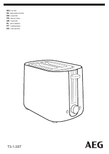 Manual AEG T3-1-3ST Toaster