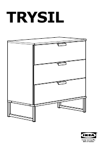 Manual IKEA TRYSIL Cómoda