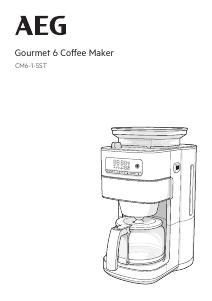 Kullanım kılavuzu AEG CM6-1-5ST Gourmet 6 Kahve makinesi