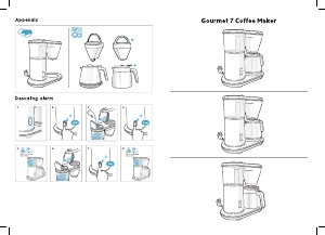 Bruksanvisning AEG CM7-1-4MTM Gourmet 7 Kaffebryggare