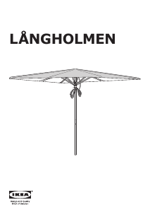 Käyttöohje IKEA LANGHOLMEN Aurinkovarjo