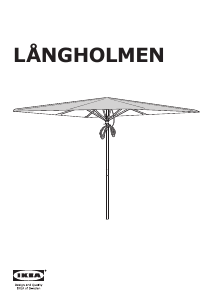 מדריך IKEA LANGHOLMEN שמשיית גן