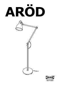 Manual IKEA AROD Candeeiro