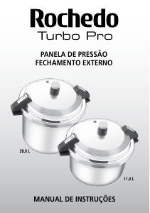 Manual Rochedo R852K5A6 Turbo Pro Panela pressão