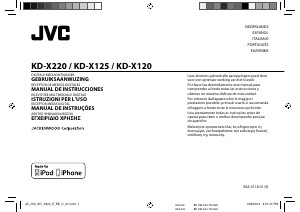 Manual JVC KD-X125 Auto-rádio