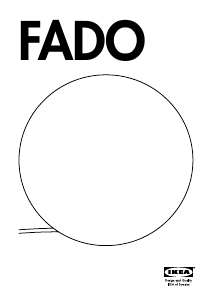 Εγχειρίδιο IKEA FADO Λαμπτήρας