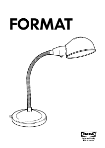 Käyttöohje IKEA FORMAT (Desk) Lamppu