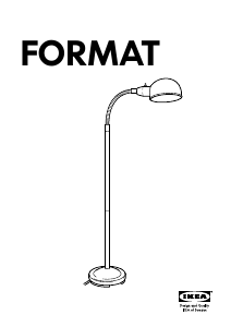 Bruksanvisning IKEA FORMAT Lampa