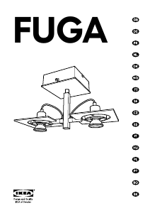 Bedienungsanleitung IKEA FUGA Leuchte