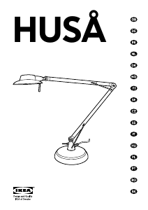 Priročnik IKEA HUSA Svetilka