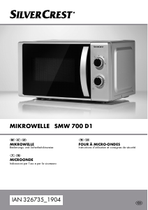 Bedienungsanleitung SilverCrest IAN 326735 Mikrowelle