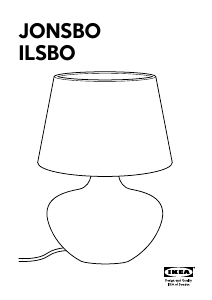 Kasutusjuhend IKEA JONSBO ILSBO Lamp
