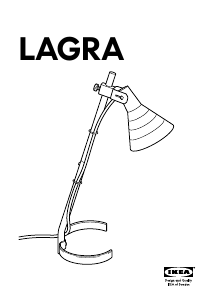 Bruksanvisning IKEA LAGRA (Desk) Lampa