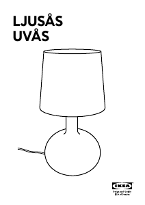 Bruksanvisning IKEA LJUSAS UVAS Lampe