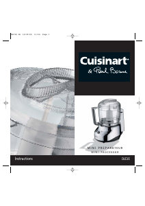 Manuale Cuisinart DLC3E Robot da cucina