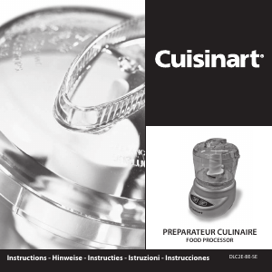 Manuale Cuisinart DLC2SE Robot da cucina