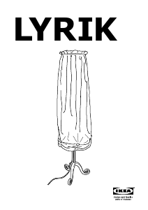 Manual IKEA LYRIK Lampă