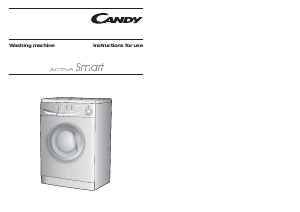Manual Candy CM1 612-80 Washing Machine