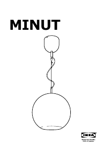 Manual IKEA MINUT (Ceiling) Lamp