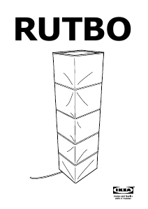 사용 설명서 이케아 RUTBO 램프