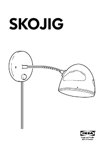 Bruksanvisning IKEA SKOJIG (Wall) Lampe