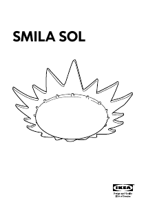 Руководство IKEA SMILA SOL Светильник