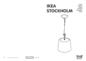 Bruksanvisning IKEA STOCKHOLM (Ceiling) Lampe