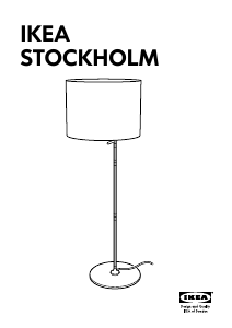 Manuál IKEA STOCKHOLM Svítilna
