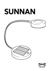 Εγχειρίδιο IKEA SUNNAN Λαμπτήρας