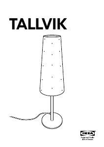 Manual de uso IKEA TALLVIK Lámpara