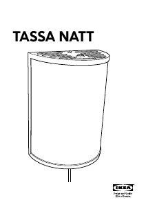 Посібник IKEA TASSA NATT Лампа