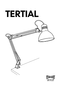 Manual de uso IKEA TERTIAL Lámpara