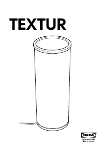 Εγχειρίδιο IKEA TEXTUR (Desk) Λαμπτήρας
