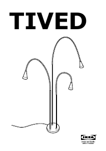 Priročnik IKEA TIVED Svetilka