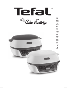 Handleiding Tefal KD803112 Cake Factory Cupcakemaker