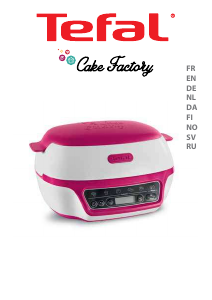 Käyttöohje Tefal KD801811 Cake Factory Muffinsikone