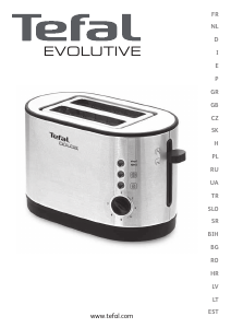 Kullanım kılavuzu Tefal TT390130 Evolutive Ekmek kızartma makinesi