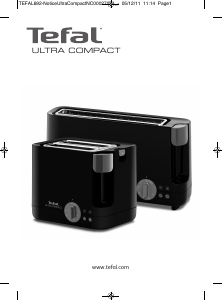 Hướng dẫn sử dụng Tefal TL2108AU Ultra Compact Máy nướng bánh mì